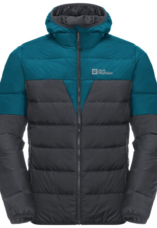 Brand Jack Wolfskin Dna Tundra Down Hoody M Fashion Blue Coral