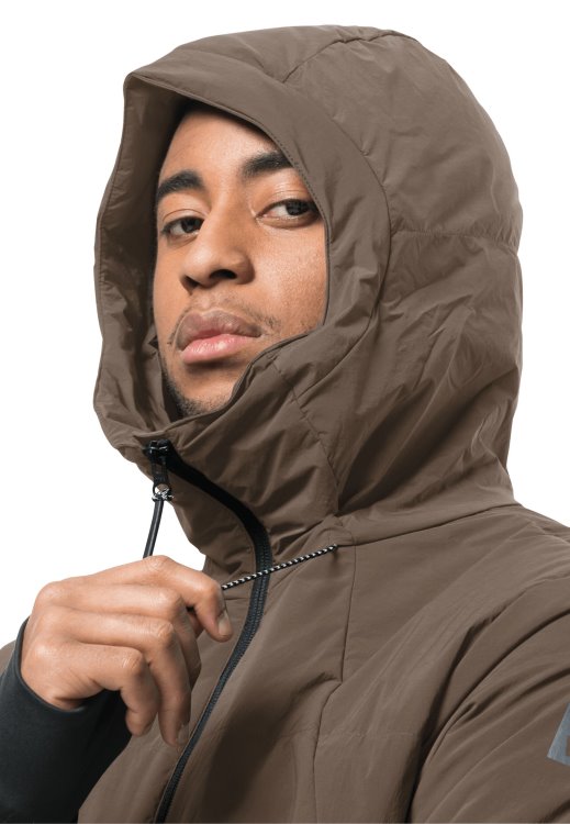 Original Bike Commute Ins Jacket M Brand Jack Wolfskin Chestnut