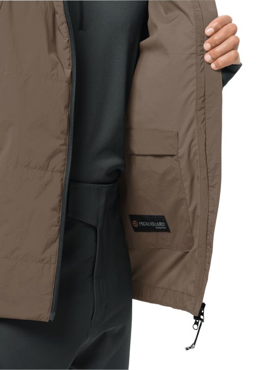 Original Bike Commute Ins Jacket M Brand Jack Wolfskin Chestnut