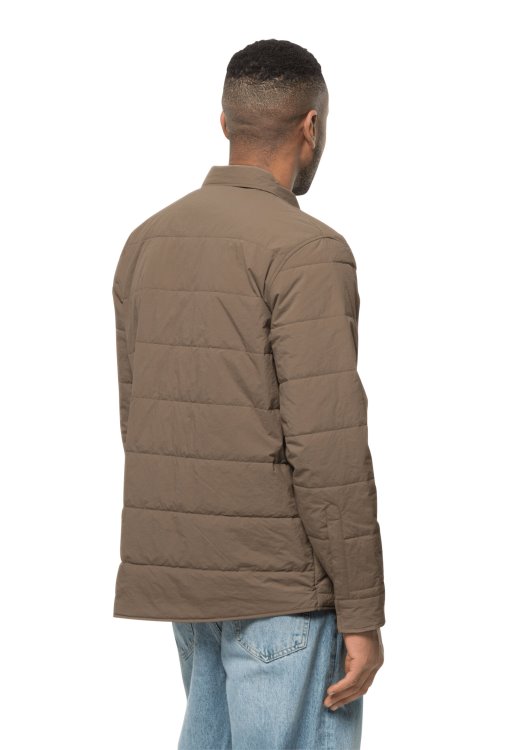 Pergamon Padded Shirt M Brand Jack Wolfskin Origin Chestnut