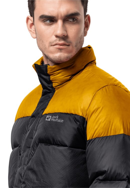 Brand Jack Wolfskin Burly Yellow Xt Hot Dna Tundra Xt Down Jacket M