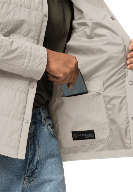 Pergamon Padded Shirt M Brand Jack Wolfskin Winter Pearl Origins