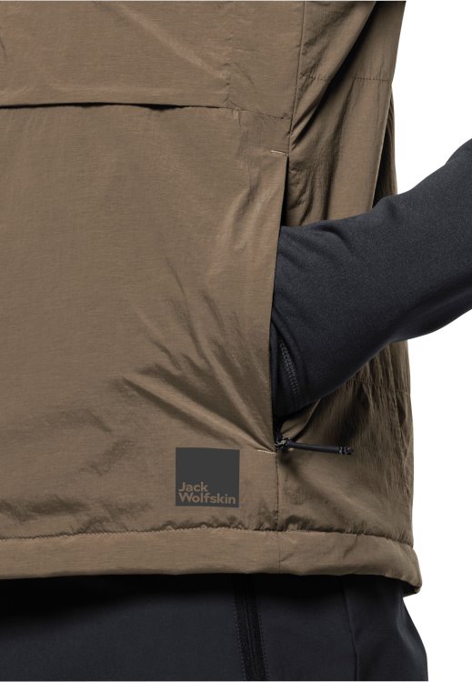 Chestnut Bike Commute Ins Vest M New Brand Jack Wolfskin