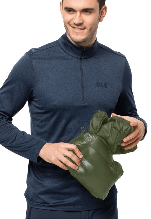Origins Greenwood Brand Jack Wolfskin Pack & Go Down Jacket M
