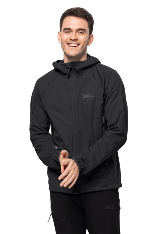 Original Black Eagle Peak II Hoody M Brand Jack Wolfskin