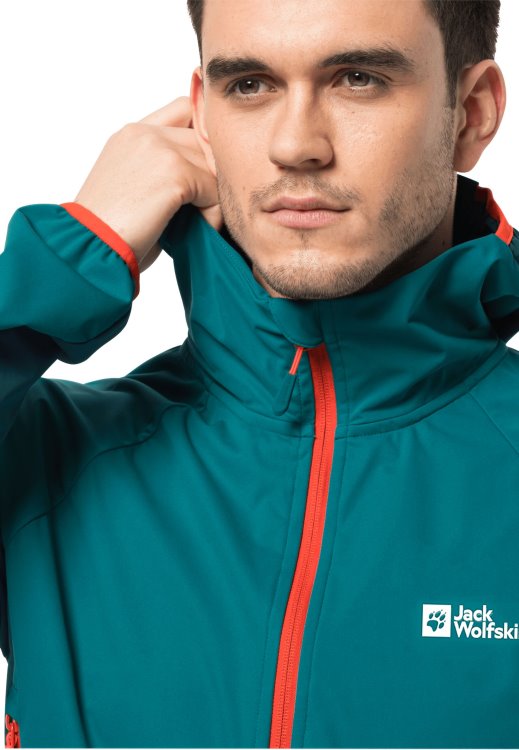 Eagle Peak II Hoody M Bay Blue Brand Jack Wolfskin New