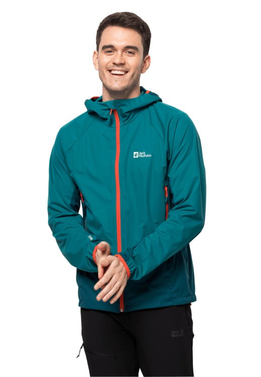 Eagle Peak II Hoody M Bay Blue Brand Jack Wolfskin New