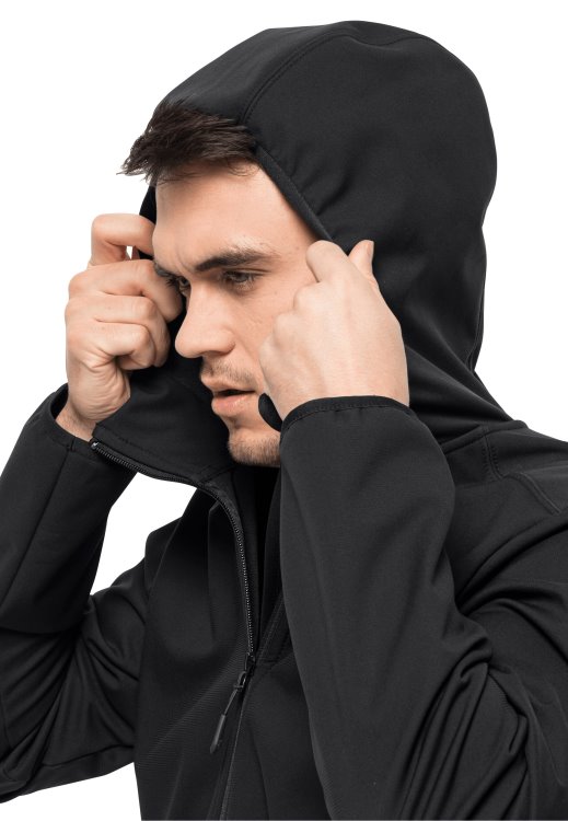 Bornberg Hoody M Black Fashion Brand Jack Wolfskin