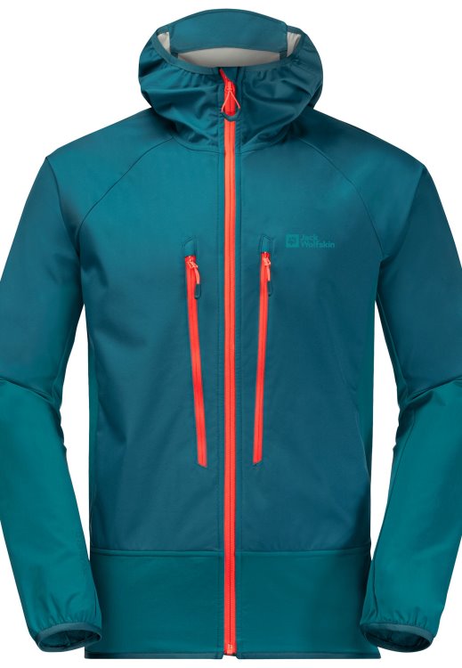 Blue Coral Brand Jack Wolfskin Best Alpspitze Hoody M