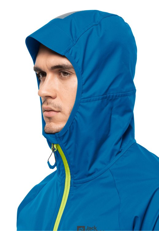 Blue Pacific Brand Jack Wolfskin Alpspitze Hoody M New