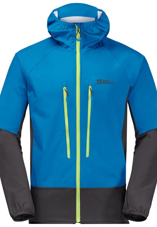 Blue Pacific Brand Jack Wolfskin Alpspitze Hoody M New