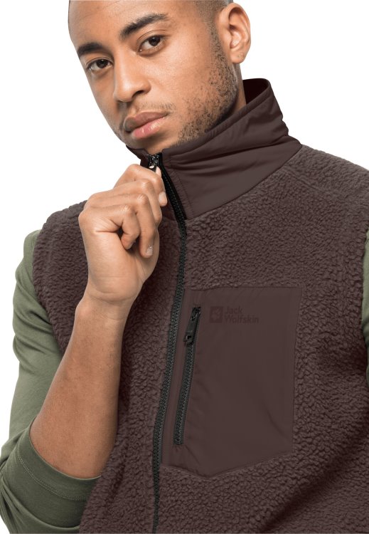 Dark Oak Kingsway Vest M Origin Brand Jack Wolfskin
