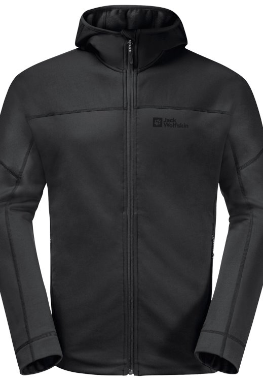 Brand Jack Wolfskin Hirschberg Hooded Fz M Black Best