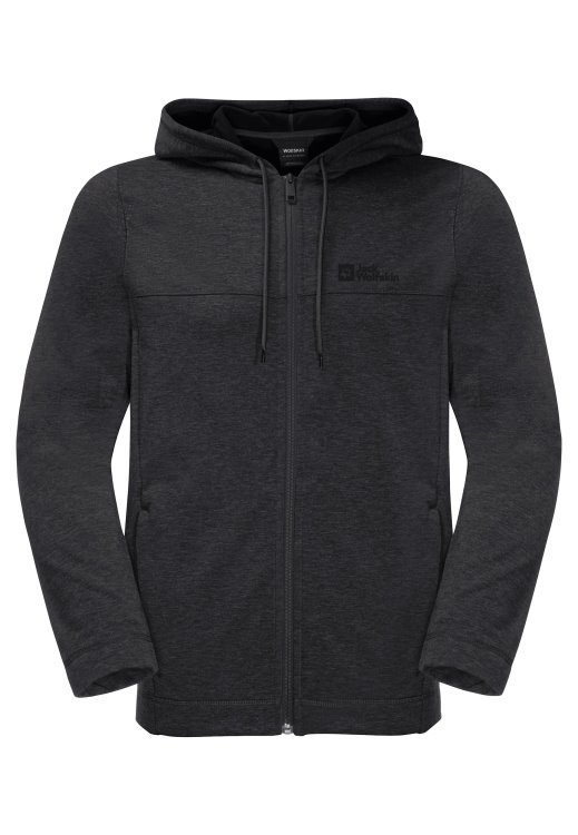 Brand Jack Wolfskin Black Waldsee Hooded Jacket M Hot