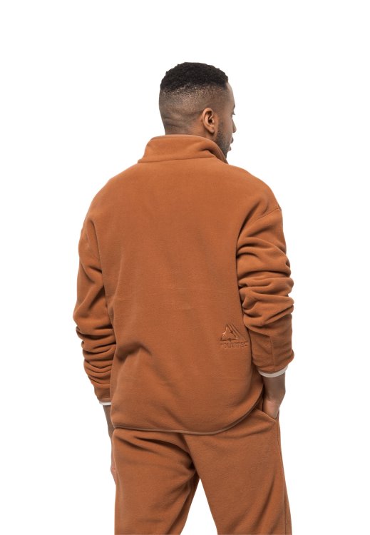Osloer Halfzip M Hot Brick Brand Jack Wolfskin