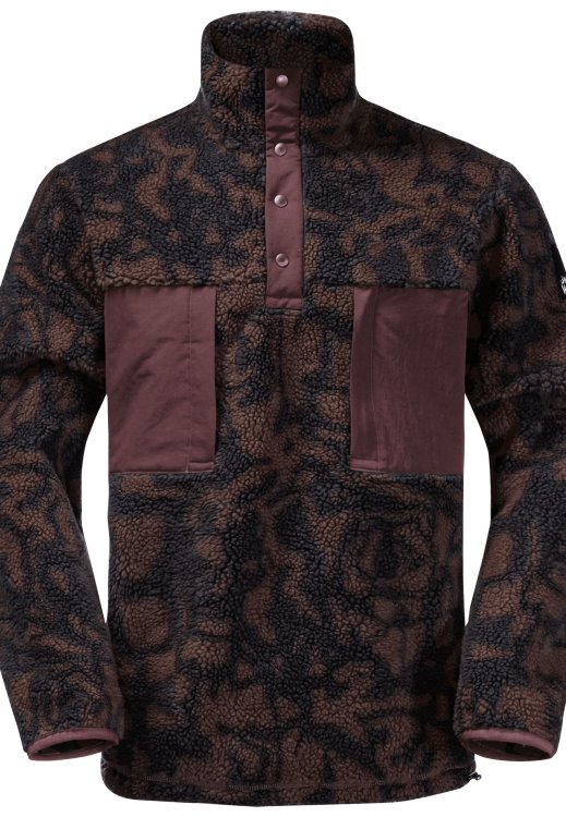 Brand Jack Wolfskin Dark Oak Allover Best Pank Hudson Snap M