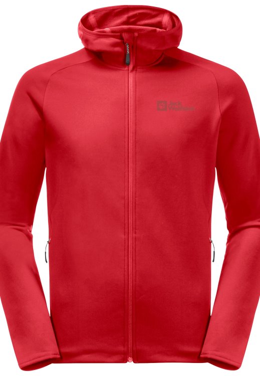 Adrenaline Red Baiselberg Hooded Fz M Best Brand Jack Wolfskin