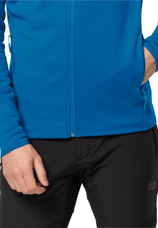 Baiselberg Hooded Fz M Blue Pacific Brand Jack Wolfskin Original