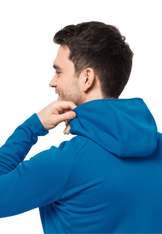 Baiselberg Hooded Fz M Blue Pacific Brand Jack Wolfskin Original