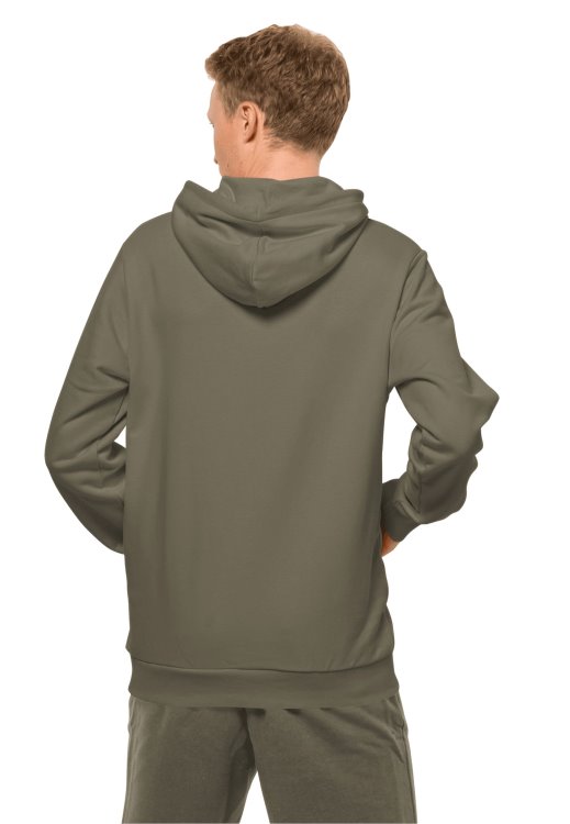 Dusty Olive Essential Hoody M Brand Jack Wolfskin New