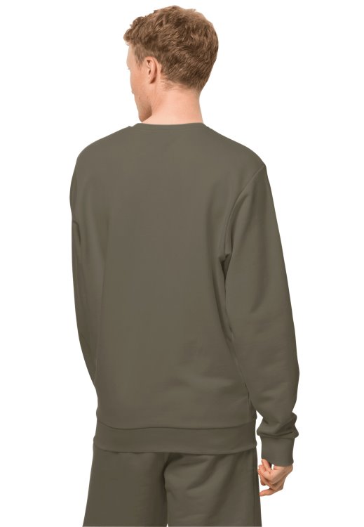 Collection Essential Crewneck M Brand Jack Wolfskin Dusty Olive