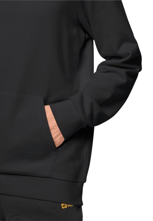 Collections Essential Hoody M Black Brand Jack Wolfskin