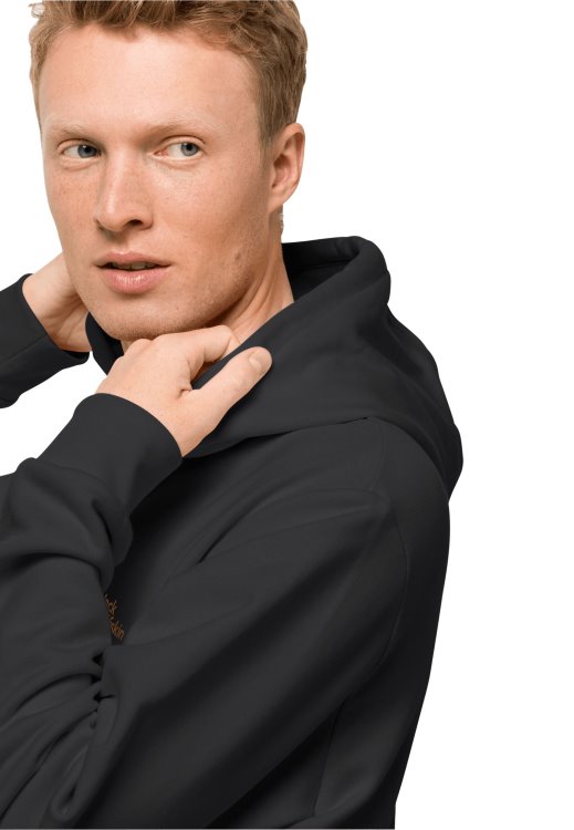 Collections Essential Hoody M Black Brand Jack Wolfskin