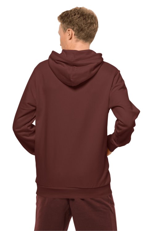 Brand Cordovan Red Brand Jack Wolfskin Essential Hoody M