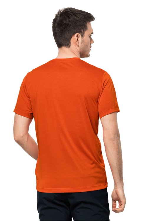 Hiking S/s Graphic T M Origin Wild Brier Brand Jack Wolfskin