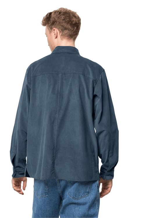 Best Brand Jack Wolfskin Slate Blue Nature Shirt M