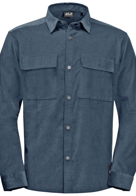 Best Brand Jack Wolfskin Slate Blue Nature Shirt M