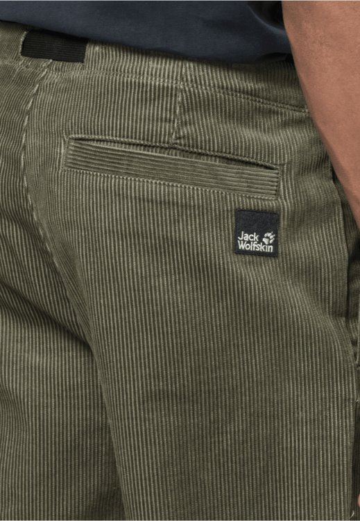 Nature Corduroy Pants M New Brand Jack Wolfskin Dusty Olive