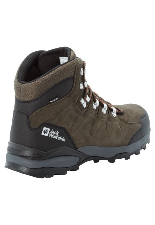 Khaki-Phantom Refugio Texapore Mid M Collection Brand Jack Wolfskin
