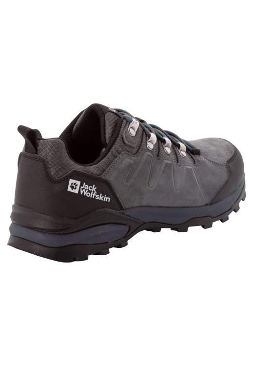 Origins Brand Jack Wolfskin Grey-Black Refugio Texapore Low M