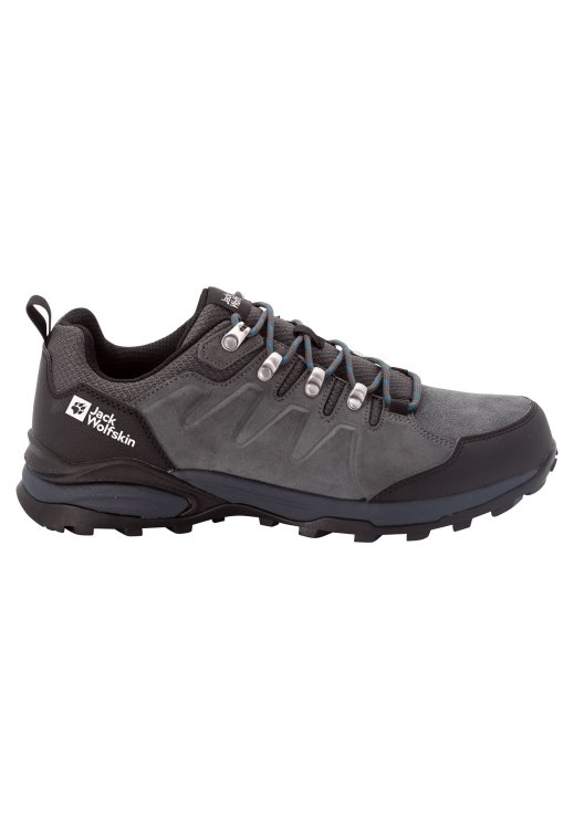 Origins Brand Jack Wolfskin Grey-Black Refugio Texapore Low M