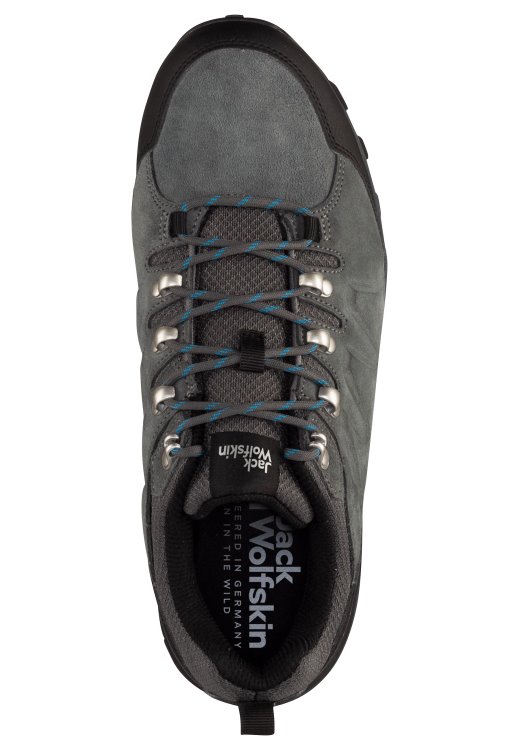 Origins Brand Jack Wolfskin Grey-Black Refugio Texapore Low M