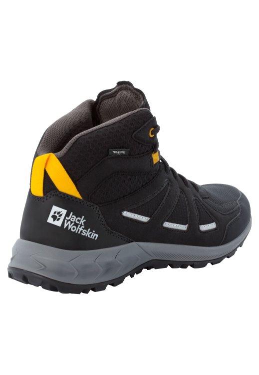 Brands Black-Burly Yellow Xt Brand Jack Wolfskin Woodland 2 Texapore Mid M