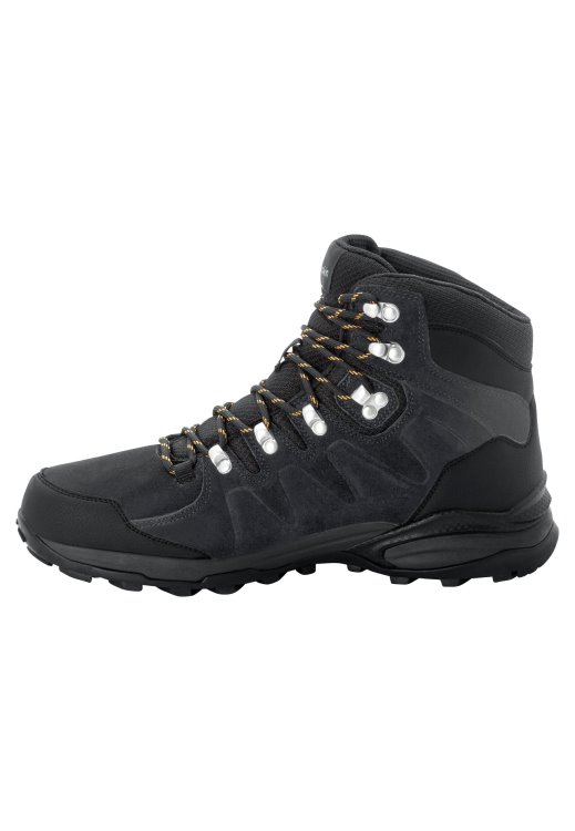 Refugio Texapore Mid M Collections Phantom-Burly Yellow Xt Brand Jack Wolfskin