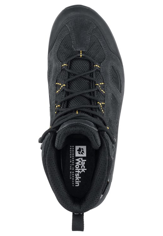 Brand Jack Wolfskin Black-Burly Yellow Xt Vojo 3 Texapore Mid M Origins