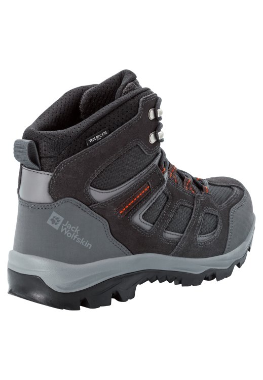 Grey-Orange Brand Jack Wolfskin Best Vojo 3 Texapore Mid M