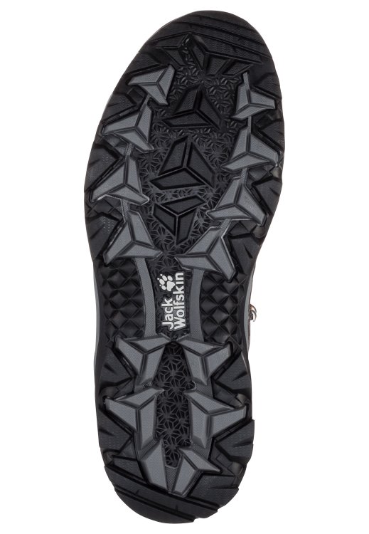 Grey-Orange Brand Jack Wolfskin Best Vojo 3 Texapore Mid M