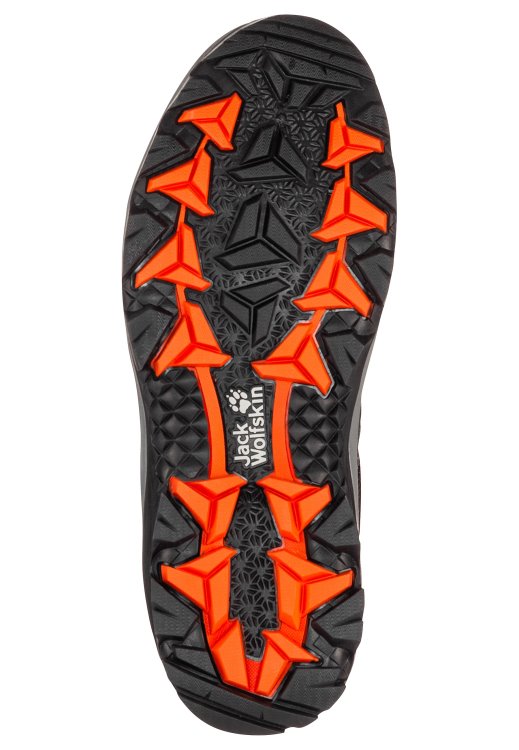 Grey-Orange Collection Vojo 3 Texapore Low M Brand Jack Wolfskin