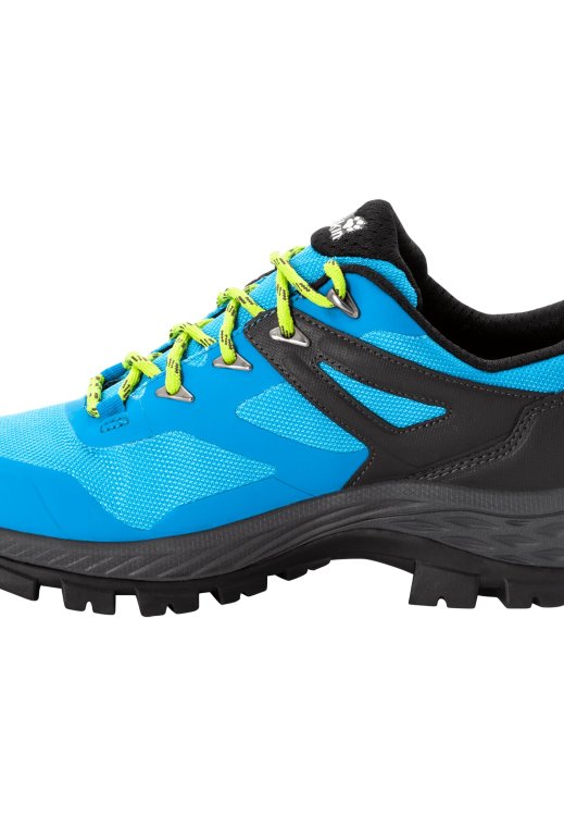 Blue-Lime Collections Brand Jack Wolfskin Rebellion Guide Texapore Low M