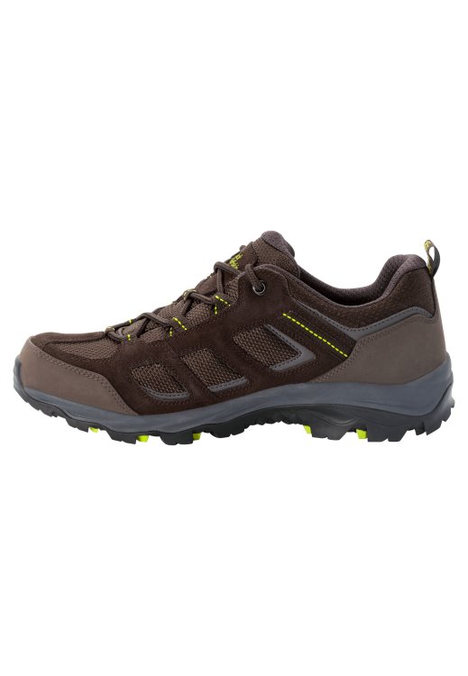 Vojo 3 Texapore Low M Brands Dark Brown-Lime Brand Jack Wolfskin