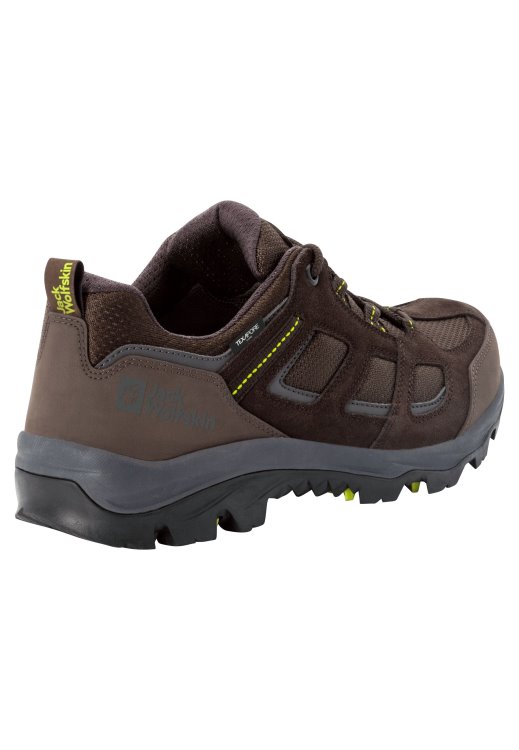Vojo 3 Texapore Low M Brands Dark Brown-Lime Brand Jack Wolfskin