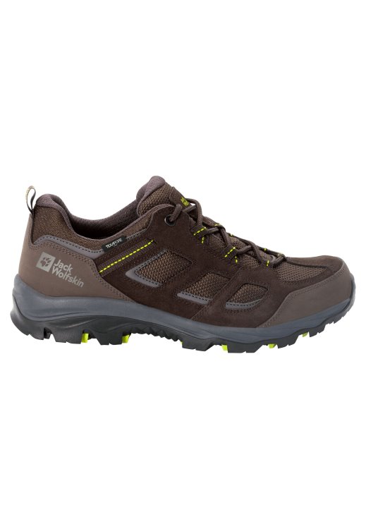 Vojo 3 Texapore Low M Brands Dark Brown-Lime Brand Jack Wolfskin