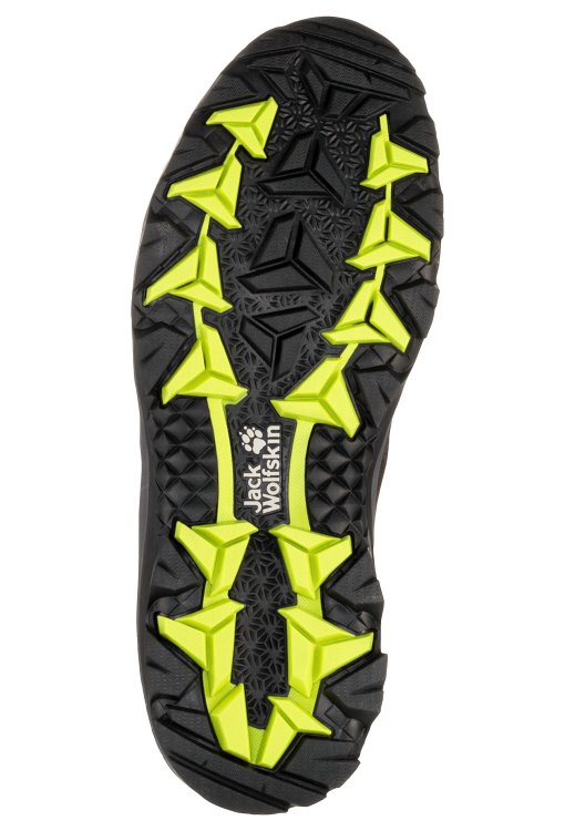Vojo 3 Texapore Low M Brands Dark Brown-Lime Brand Jack Wolfskin