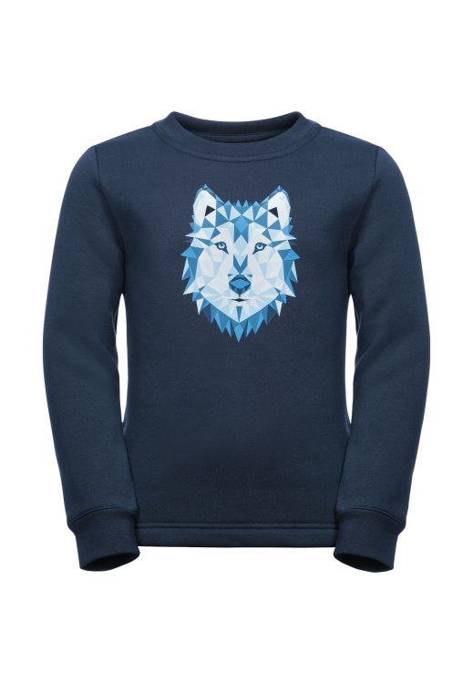Night Blue Animal Pullover K Brand Jack Wolfskin Hot
