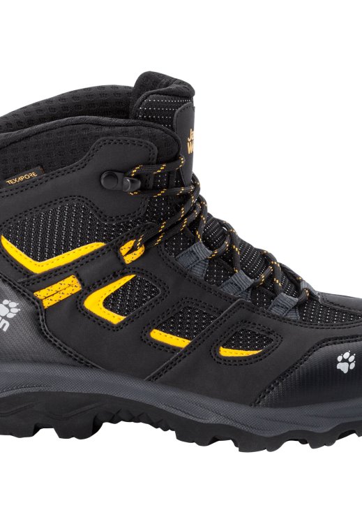 Vojo Texapore Mid K Brand Jack Wolfskin Black-Burly Yellow Brand
