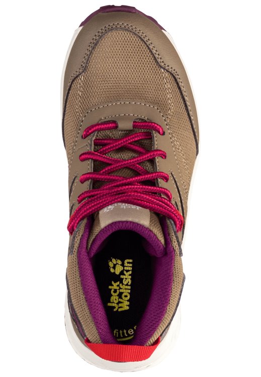 Brand Jack Wolfskin Brown-Pink Fashion Woodland Texapore Mid K